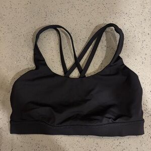 Lululemon energy sport bra size 4 black
